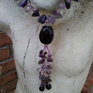 BEAUTIFUL BIG beaded necklace!!